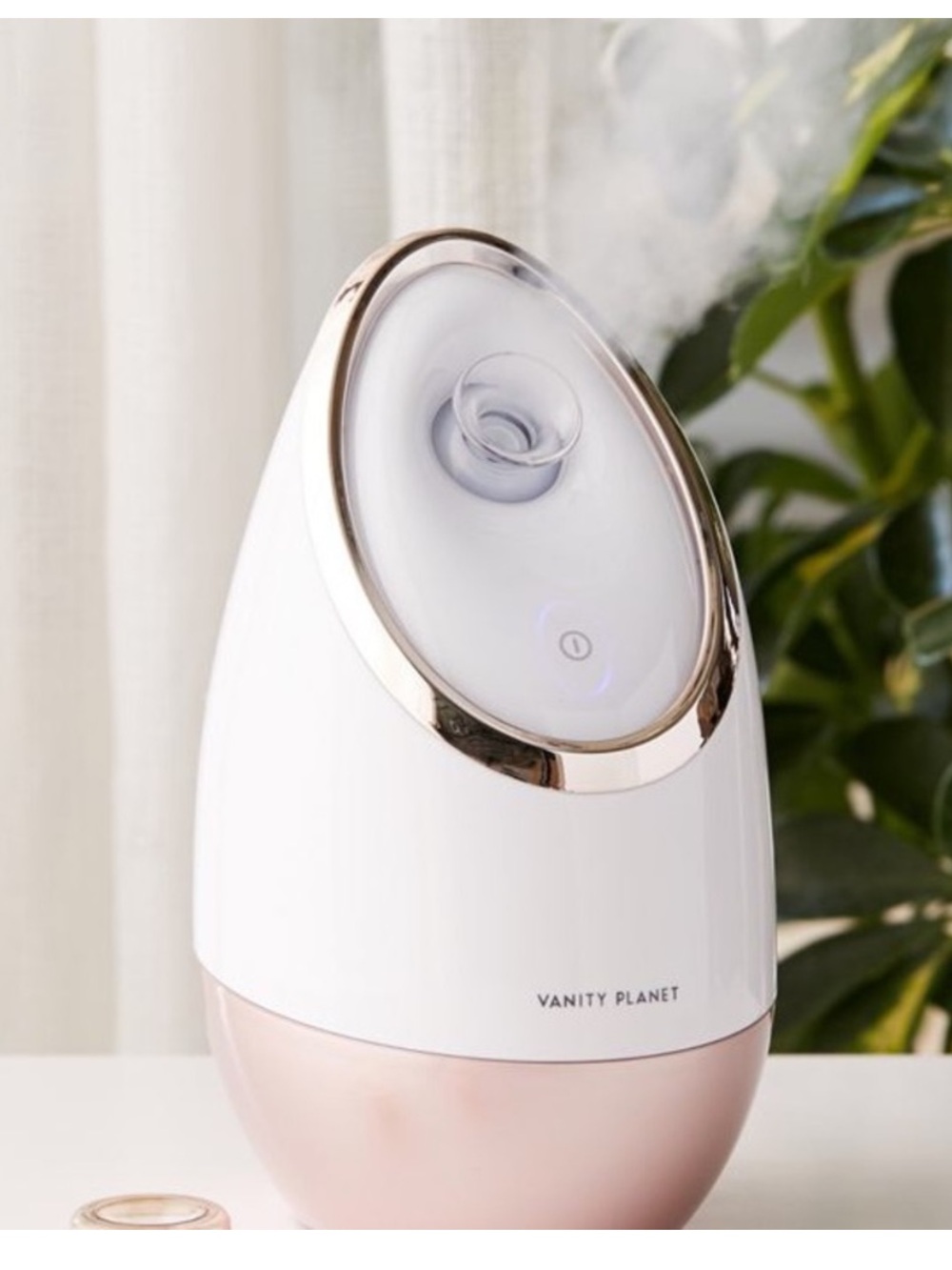 Vanity Planet Rose Gold & White Facial Steamer